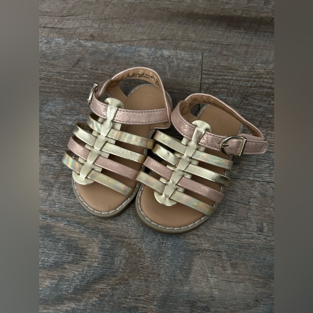 Cat & Jack Toddler Girls Sandals Size 5c